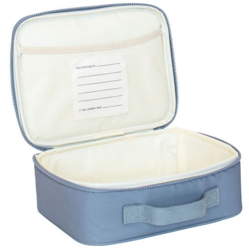 Lunch bag en tissu recyclé Bleu (4,5 L) 3 sprouts Produit ouvert 4
