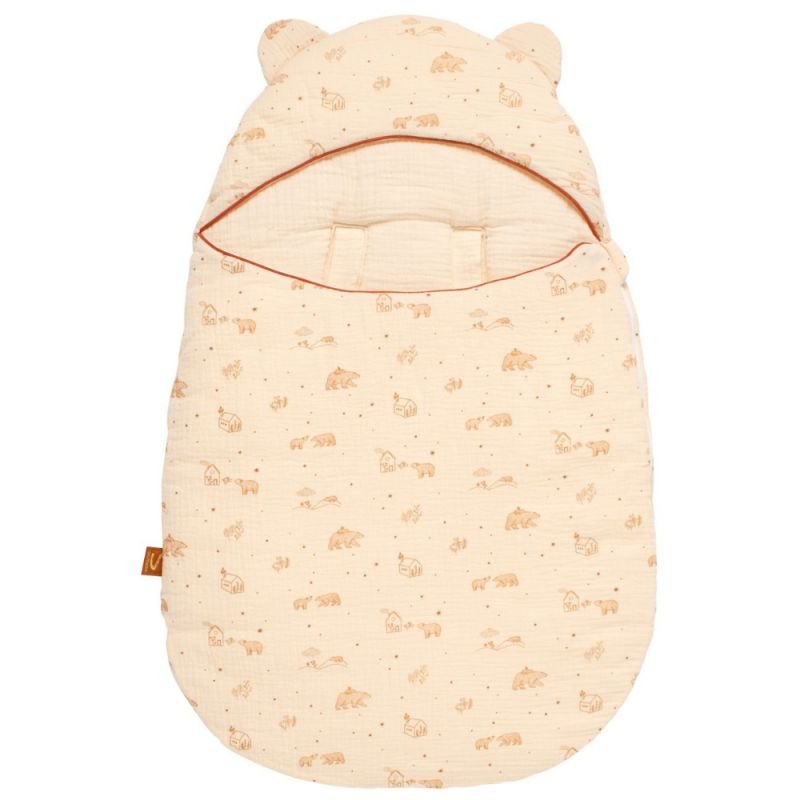 Nid d'ange passe sangle Orsino ourson Sauthon Produit 1 grande taille