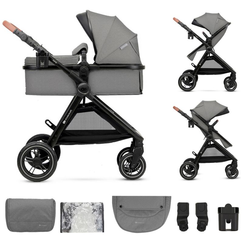 Poussette Esme 2 en 1 Moonlight Grey Kinderkraft Produit 1