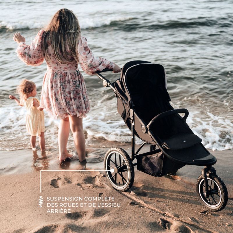 Poussette tout-terrain Helsi 2 Black Kinderkraft Ambiance 7