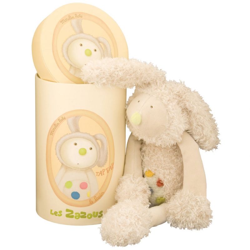 Coffret peluche Lapin Les Zazous (33 cm) Moulin Roty