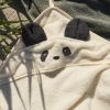 Cape de bain Augusta Panda creme de la creme (100 x 100 cm)  par Liewood