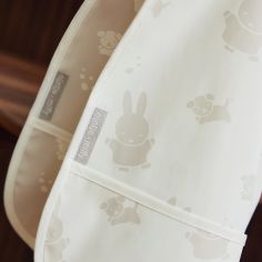Lot de 2 bavoirs plastifiés Miffy Snuffy Nougat