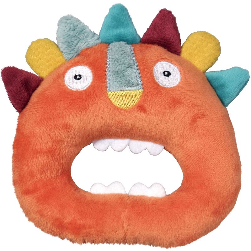 Hochet anneau peluche Woogy le lion Ebulobo