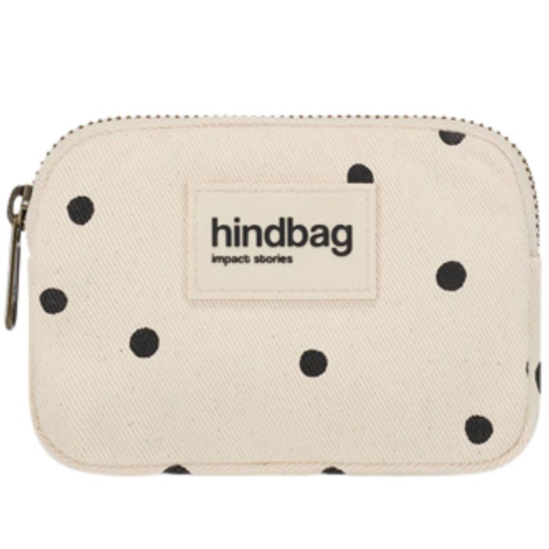 Porte-monnaie Lili Pois Ecru Hindbag Produit 1