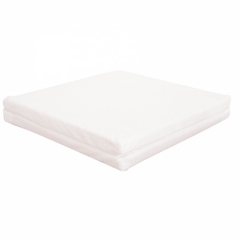 Matelas pliant 2 parties en éponge bambou (60 x 120 cm) Tinéo