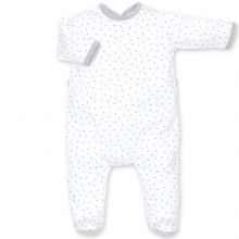 Pyjama léger jersey Zague gris pingu (1-3 mois : 50 à 60 cm)  par Bemini