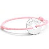 Bracelet cordon maman Petite Chérie (argent 925°)
