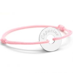 Bracelet cordon maman Petite Chérie (argent 925°) - Petits trésors