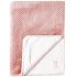 Couverture bébé Supersoft Lapidou rose et blanc (75 x 100 cm) - Nattou