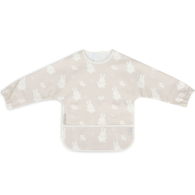 Bavoir à manches imperméable Miffy Snuffy Nougat Jollein