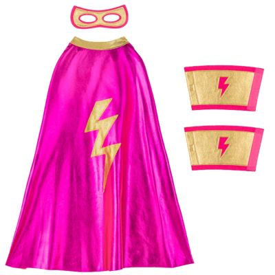 Set de supergirl Rose (4-10 ans)  par Ratatam