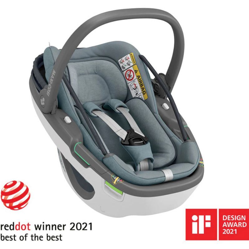 Cosy siège auto Coral 360 gris Essential Grey (groupe 0+) Maxi-Cosi