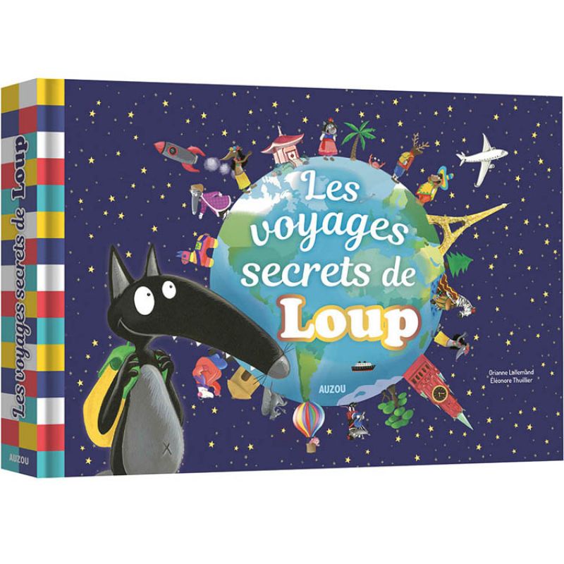 Livre en papiers découpés Les voyages secrets de Loup Auzou Editions