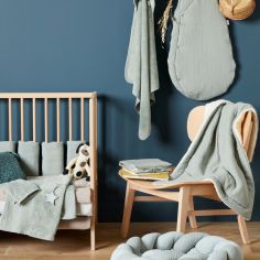 Couverture polaire Mix & Match vert de gris (70 x 100 cm)