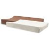 Lot de 2 housses de matelas à langer en éponge Light Terra-Oatmeal (50 x 70 cm) Jollein Produit 1