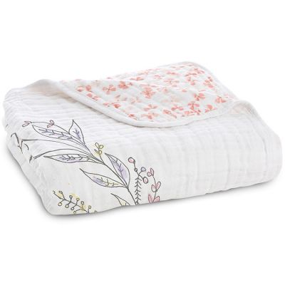 Couverture de rêve Dream Blanket classique Birdsong (120 x 120 cm) aden + anais
