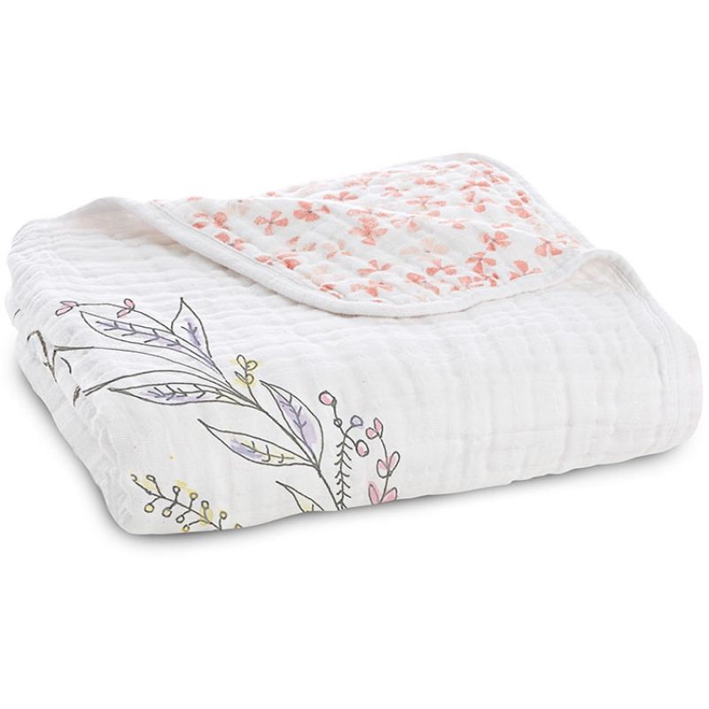 Couverture de rêve Dream Blanket classique Birdsong (120 x 120 cm) aden + anais