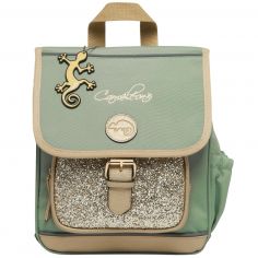 Sac à dos maternelle Glossy Kahki (30 cm) - Caméléon