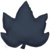 Coussin feuille d'érable gris graphite (43 cm) - Cotton&Sweets