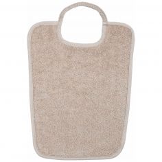 Bavoir maternelle en éponge Sable - Trois Kilos Sept