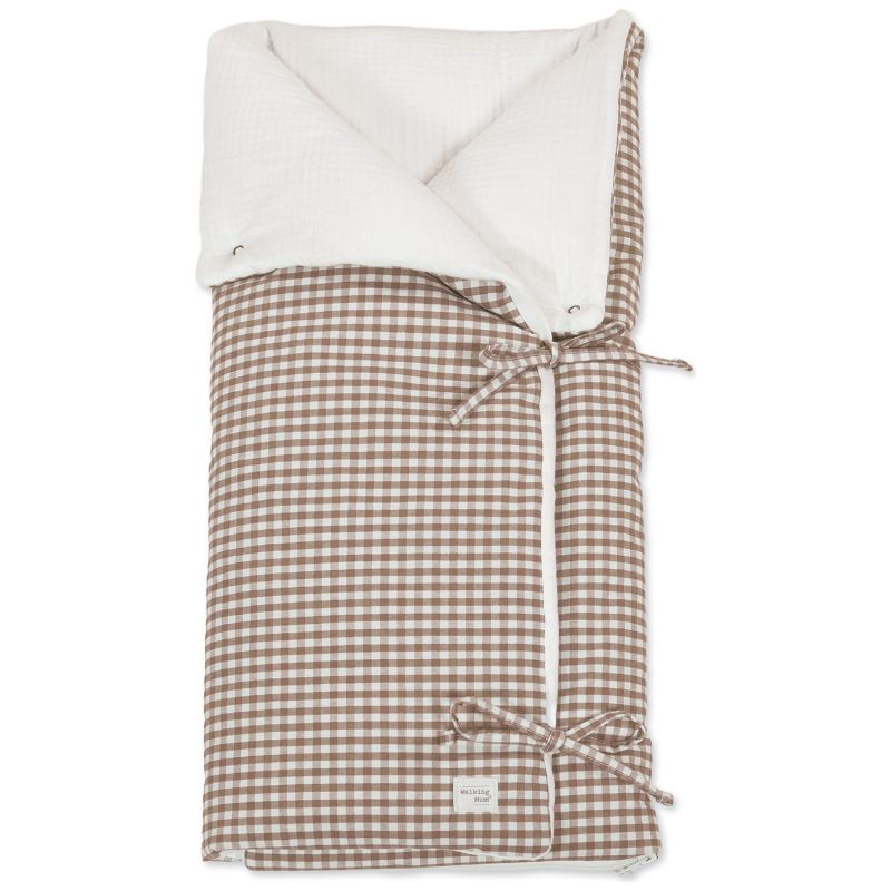 Nid d'ange et couverture Praliné Vichy Moka TOG 2,5 Walking Mum Produit 1