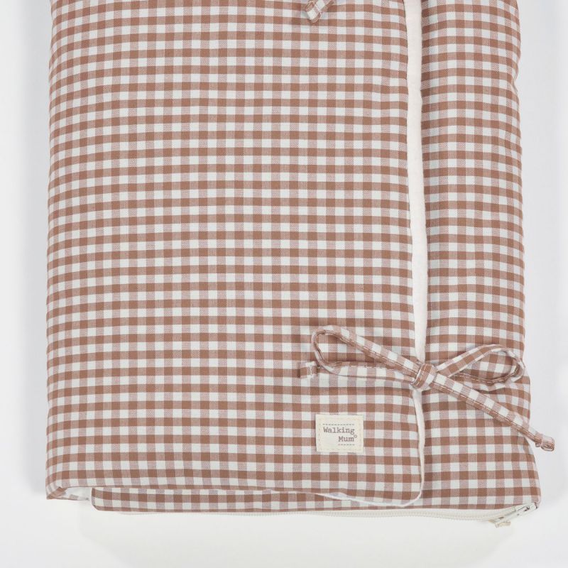 Nid d'ange et couverture Praliné Vichy Moka TOG 2,5 Walking Mum Ambiance 8