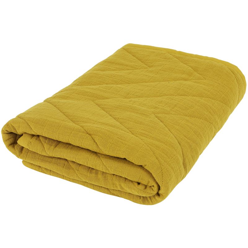 Couverture en coton Bliss Mustard (75 x 100 cm) Trixie
