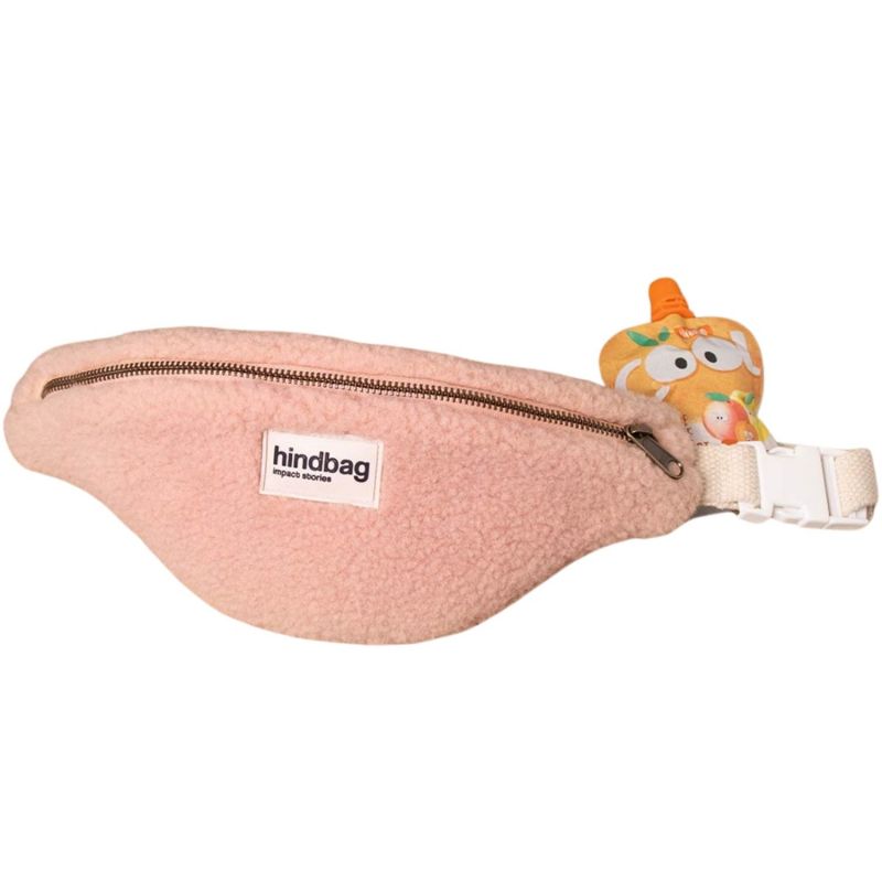 Sac banane enfant Augustin Teddy Rose poudrée Hindbag Produit 1