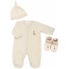 Coffret de naissance Sophie écru 3 pièces (naissance) - Trois Kilos Sept
