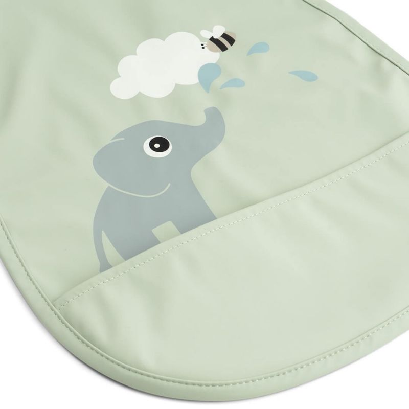 Bavoir élastique Elphee Vert Done by Deer Produit 3