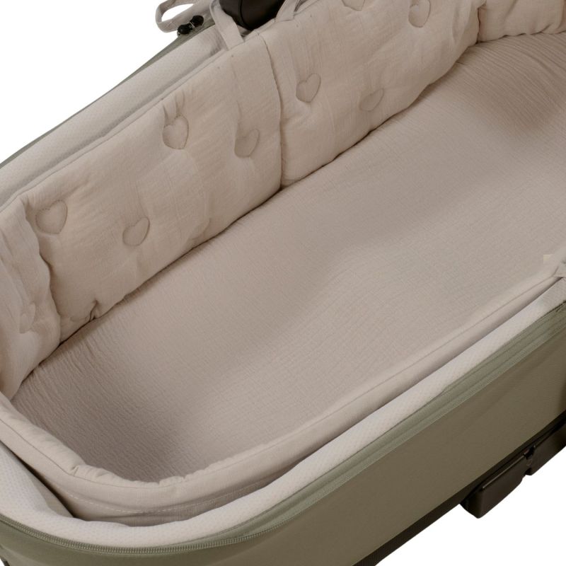 Housse de nacelle avec tiges + Drap-housse pour nacelle Sintra Beige Walking Mum Produit 5