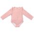 Maillot de bain manches longues 1 pièce à volants Sunny Flowers Blush (6-12 mois) - Little Dutch
