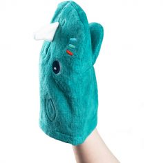 Acheter Bébé-jou Gant de toilette - Pompon turquoise - Gants de toi