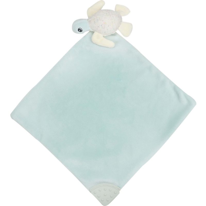 Doudou plat Manu tortue Au Large de Nova (26 cm) Trois Kilos Sept