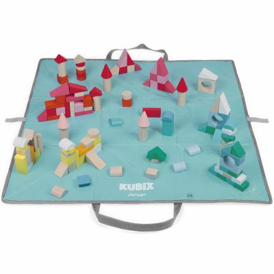 Blocs de construction Kubix (120 cubes) Janod