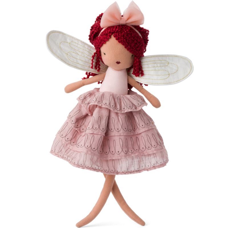 Poupée souple fée Céleste avec robe rose (35 cm) Picca Loulou