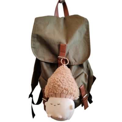 Porte-clé peluche Champignon Morille (15 cm)