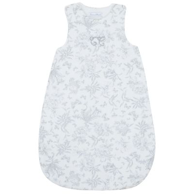 Gigoteuse Toile de Jouy gris (3-9 mois)