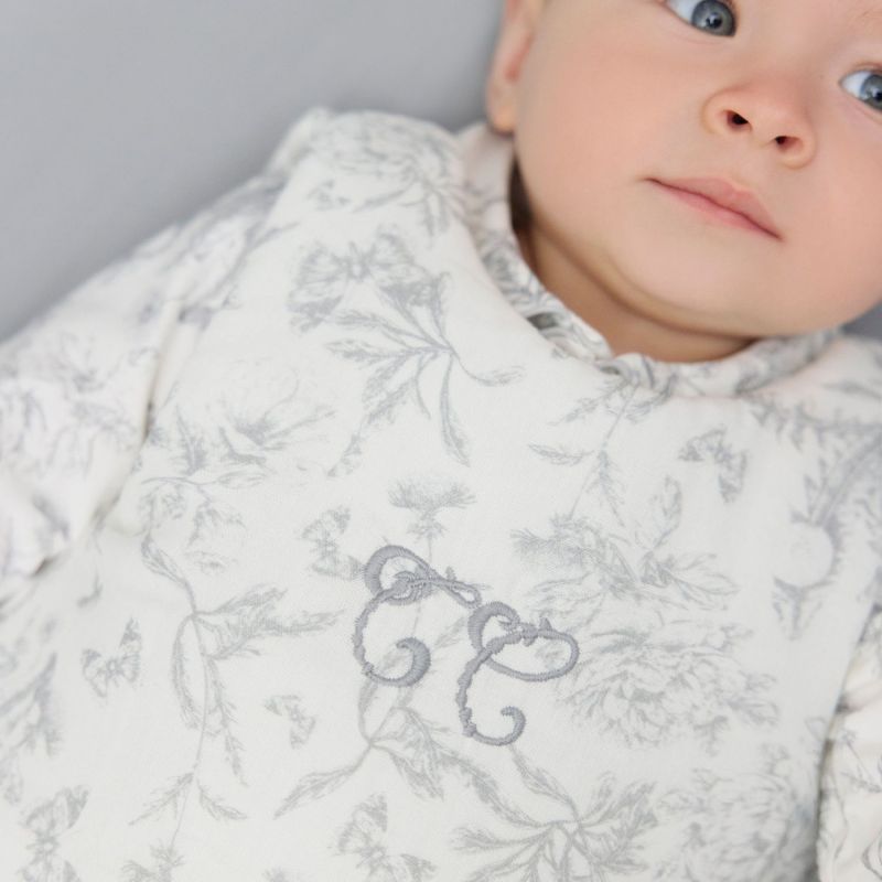 Gigoteuse Toile de Jouy gris (3-9 mois) Tartine et Chocolat Ambiance 6