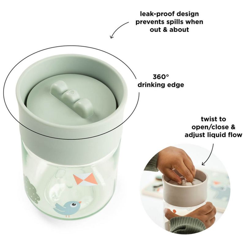 Tasse d'apprentissage 360° Playground Vert Done by Deer Produit 6