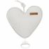 Coussin musical coeur Classic gris argent (26 cm) - Baby's Only Coussin musical coeur Classic gris argent (26 cm) - Baby's Only