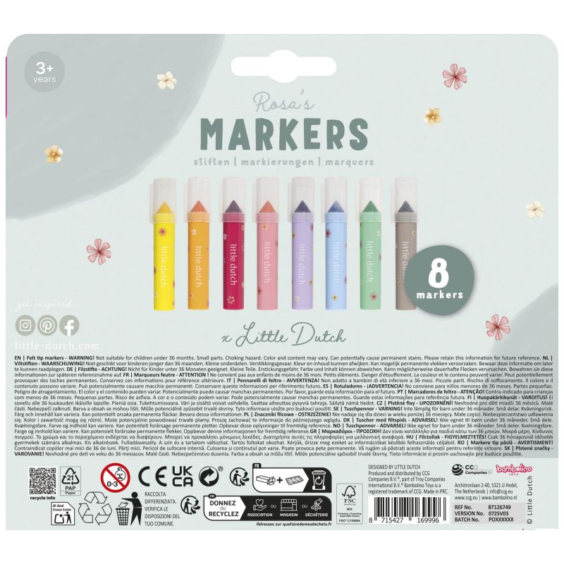 Feutres Rosa Little Dutch Packaging 3