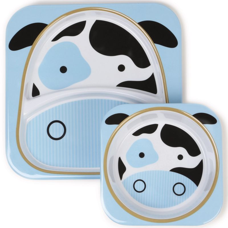 Kit assiette et bol vache  Skip Hop