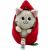 Variation Gris, rouge du produit Peluche Les Flipetz Spicet le Chat-Piment de la marque Les Déglingos