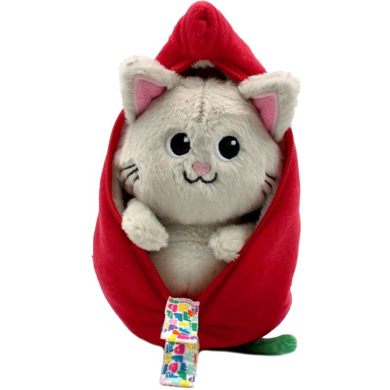 Peluche Les Flipetz Spicet le Chat-Piment Les Déglingos Produit 1