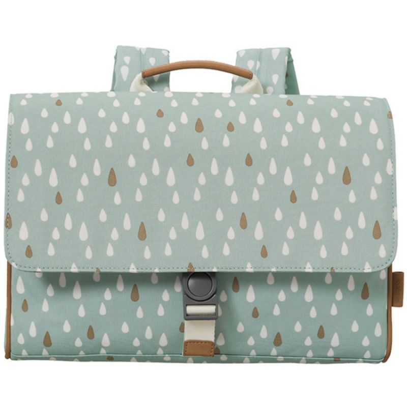 Cartable A4 maternelle gouttes bleu Fresk
