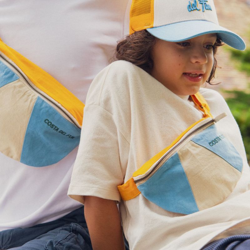 Casquette enfant trucker Costa del Fun bleu et jaune (3-6 ans) Chamaye Ambiance 7