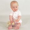 Combishort rose clair Sophie la girafe (6 mois)  par Trois Kilos Sept