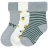 Lot de 3 chaussettes Terry Citron bleu clair (taille 12-15) - Lässig 